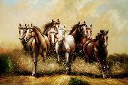 unknow artist Horses 040 oil painting reproduction